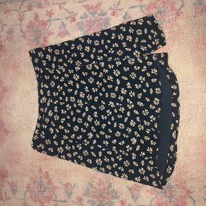 BDG floral mini skirt